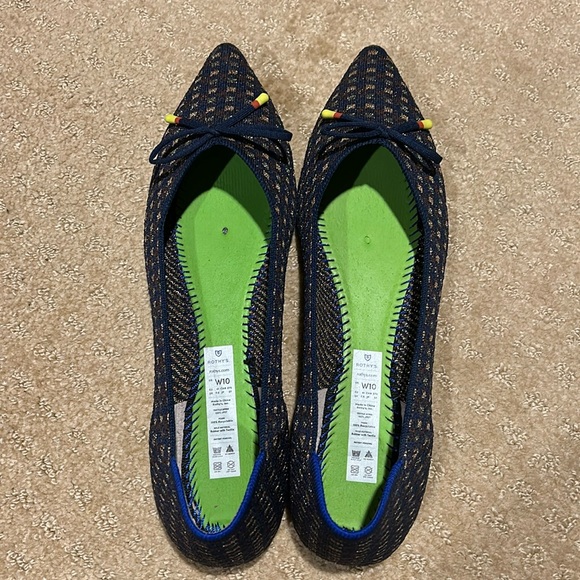 Rothy’s limited edition super cute Point dotted pattern, size 10 - Picture 2 of 5